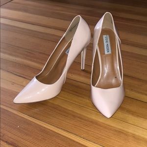 Steve Madden Nude Patent Leather Pump Sz 10